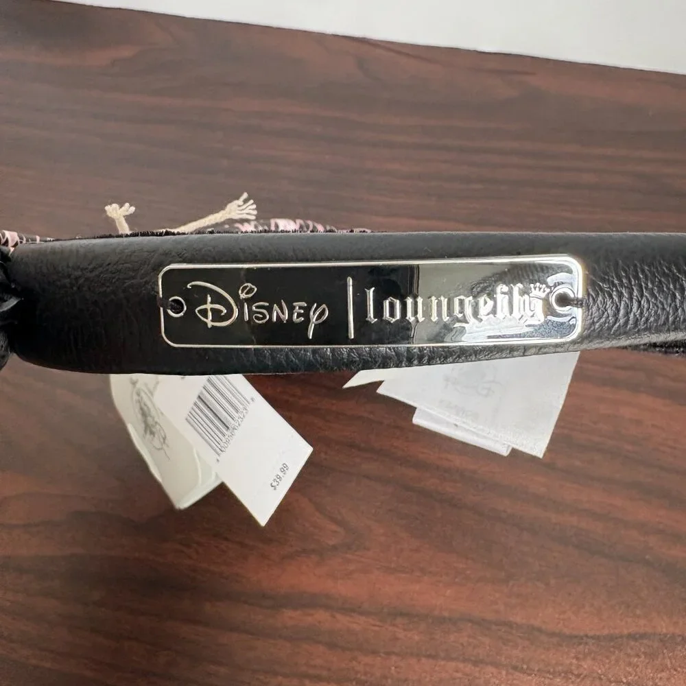 Disney Loungefly Animal Kingdom Pink and Black Safari Minnie Mouse Headband NWT